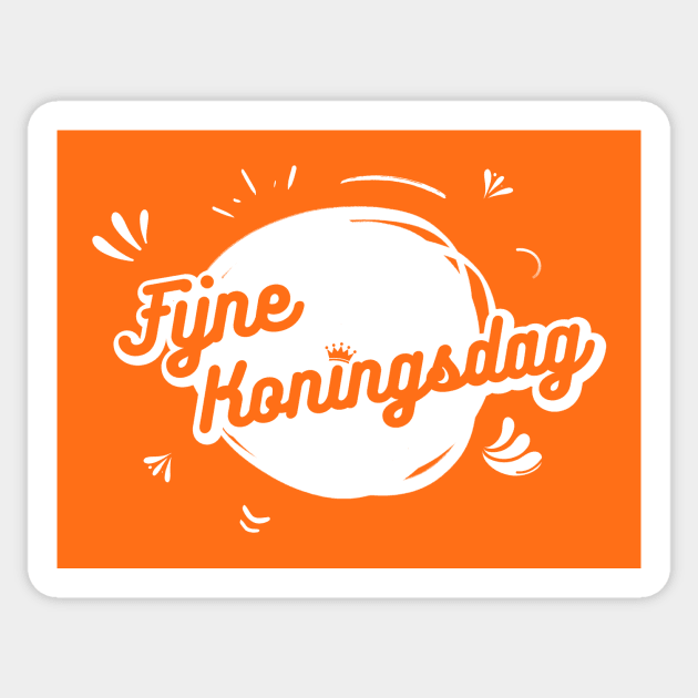 Fijne Koningsdag! Sticker by lufiassaiful